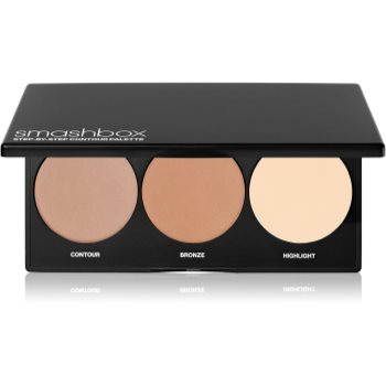 Smashbox Step-By-Step Contour Palette Patela pentru conturul fetei - imagine 2